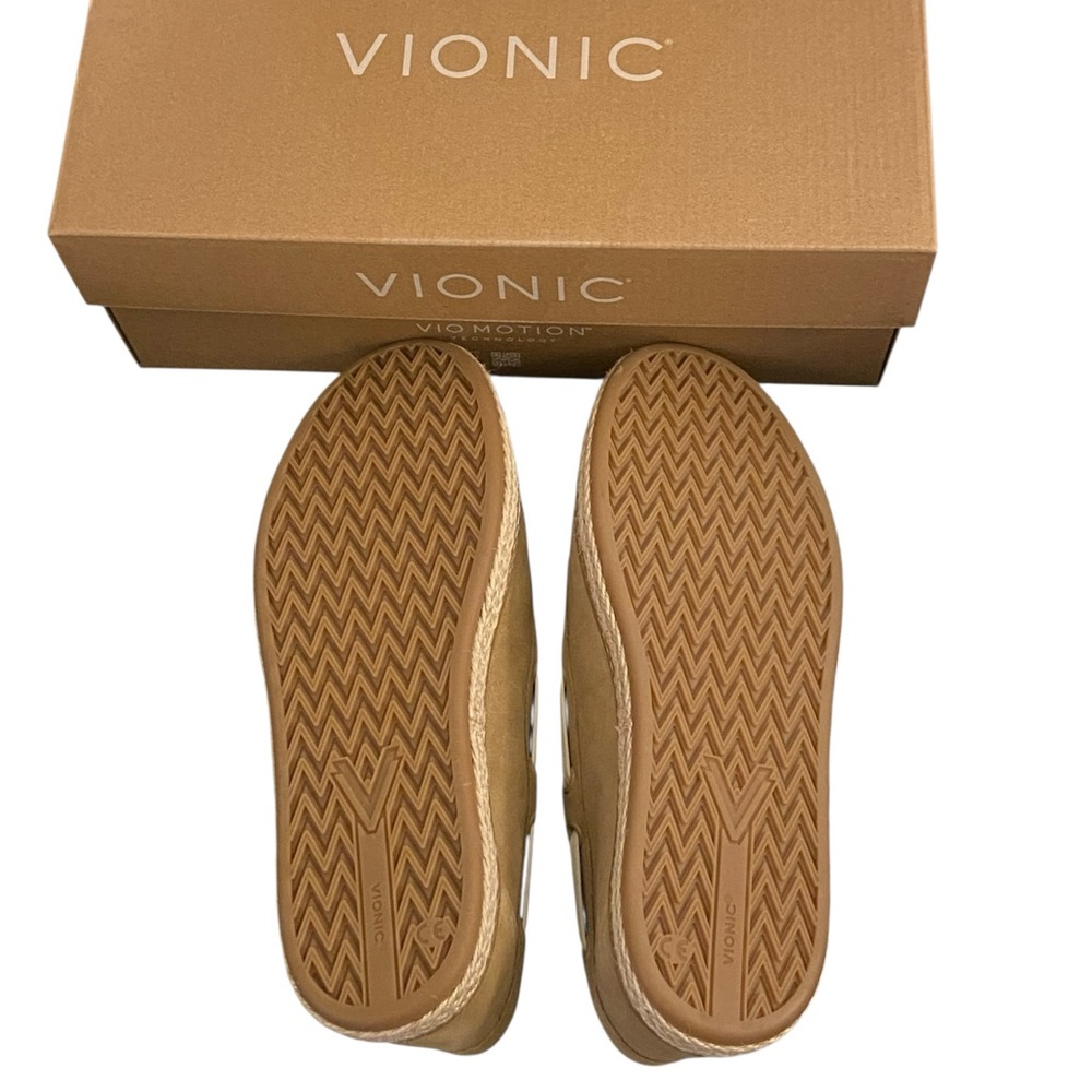 VIONIC Bay Loafer Preppy Tan Boat Shoes - Women’s Size 8 NEW NIB - Picture 5 of 15